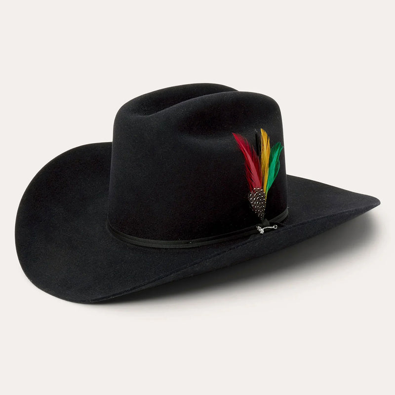 Rancher 6X Black Cowboy Felt Hat