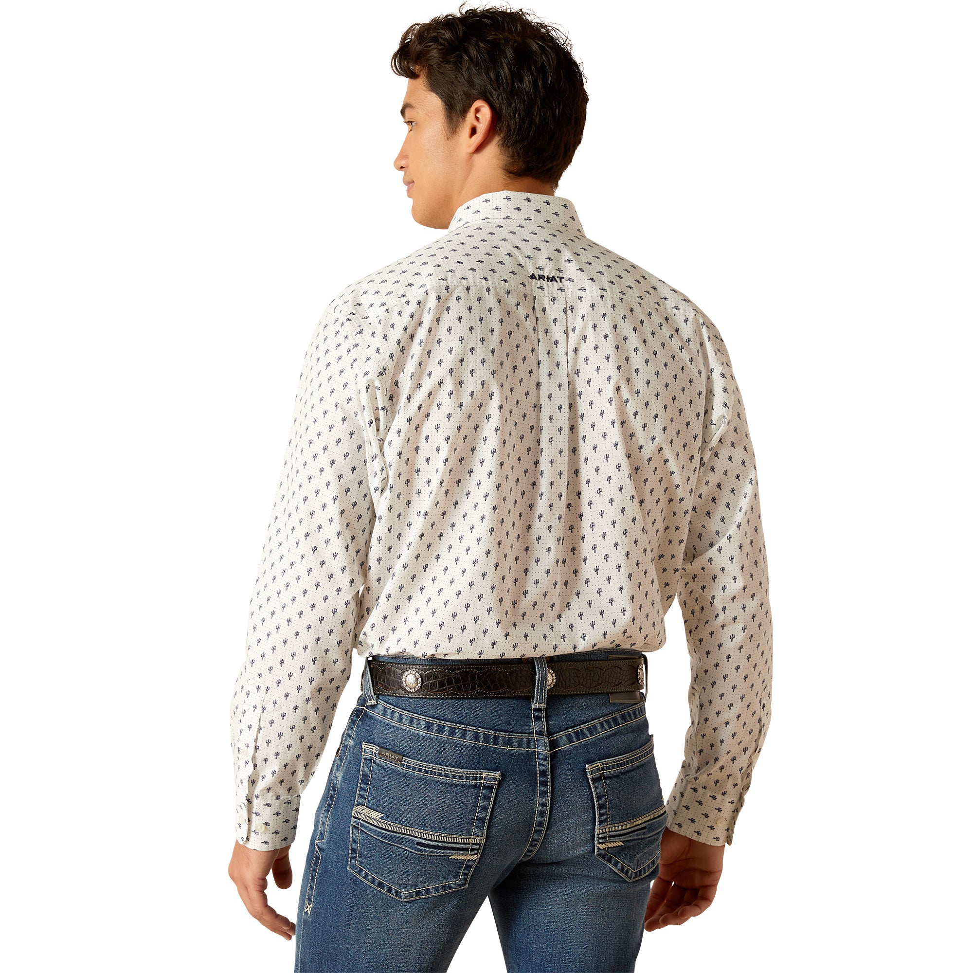 Camisa vaquera Ariat blanca