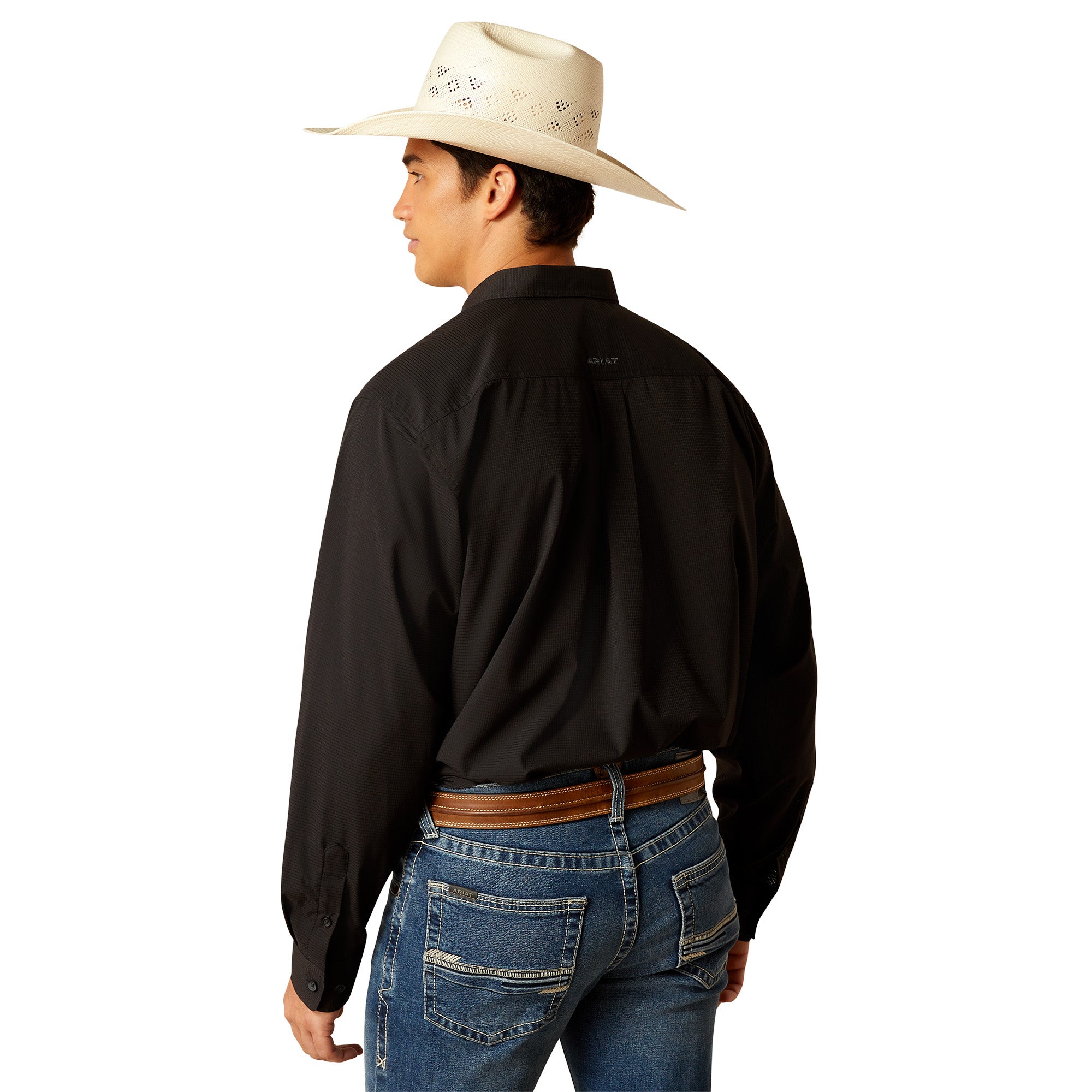 Ariat Camisa vaqueras negra
