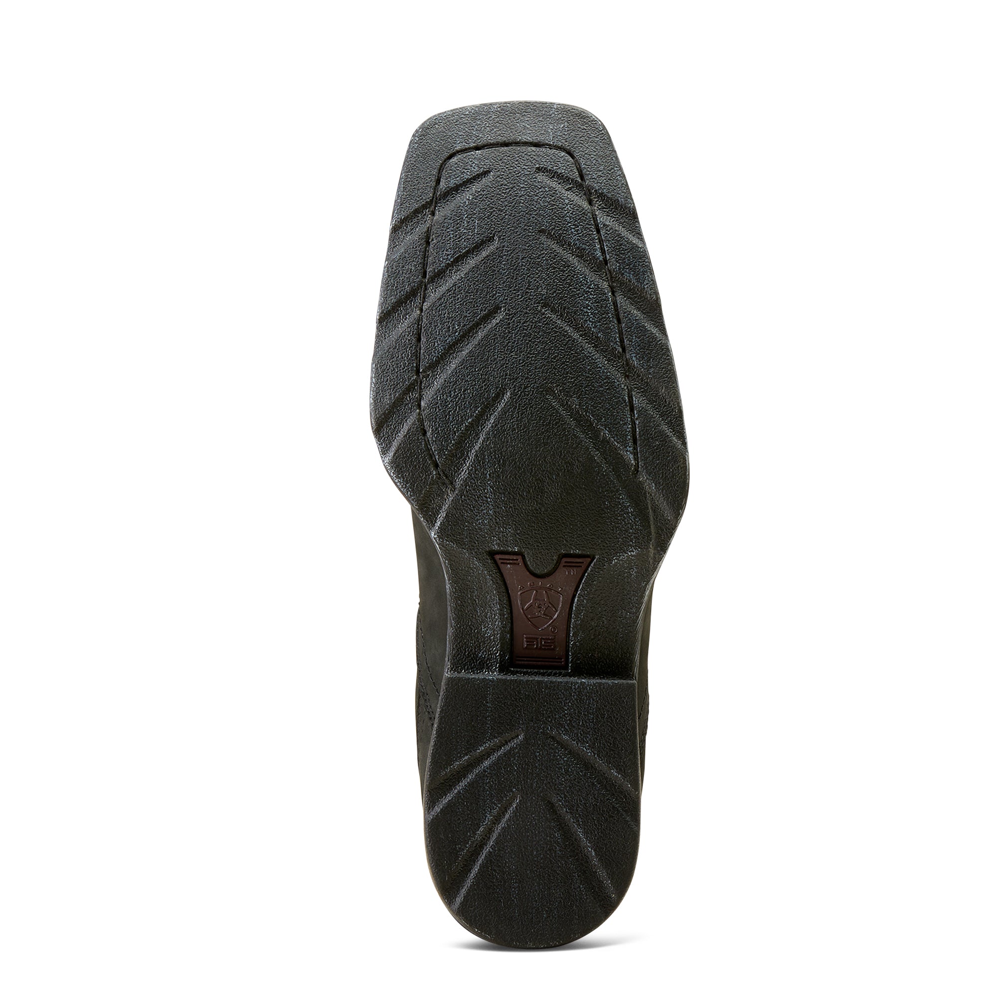 Rubber outsole view for ariat botines
