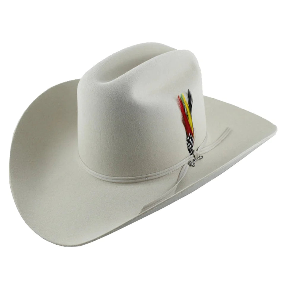 Stetson 6X Rancher silverbelly felt western hat.