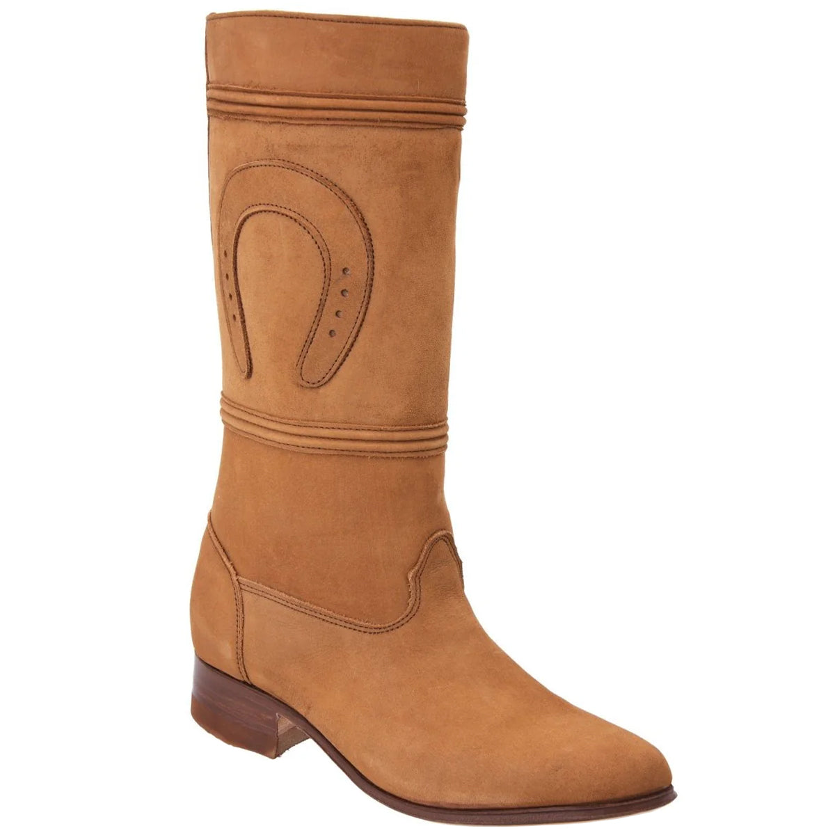 Botas de escaramuza cafe claro