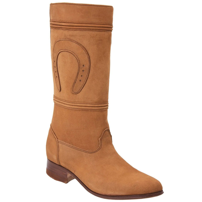 Botas de escaramuza cafe claro