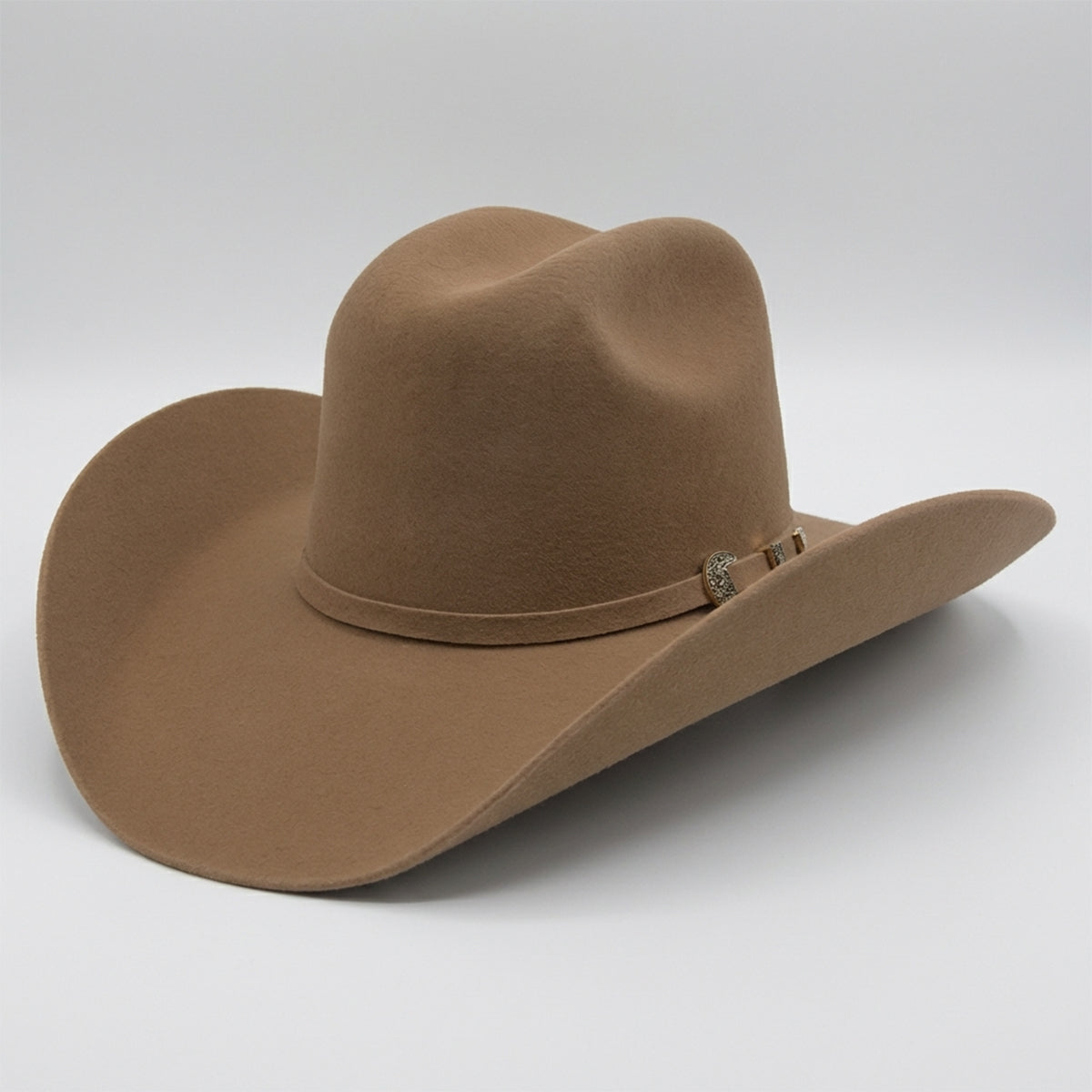 Tombstone Este Oeste nutria felt western hat.
