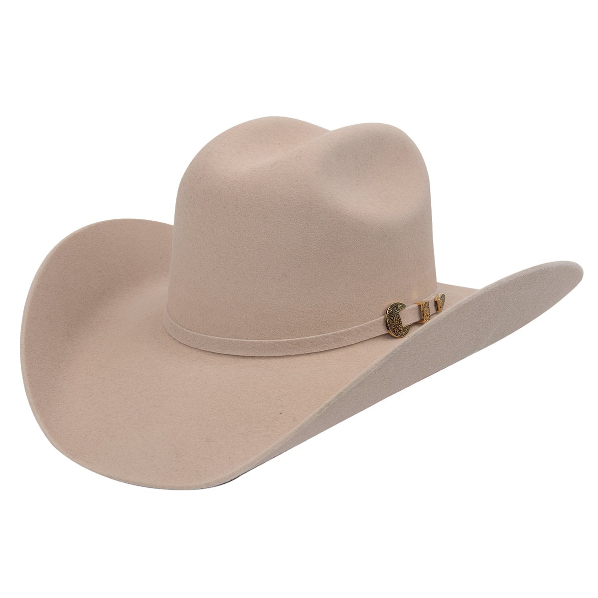Tombstone Este Oeste silverbelly felt western hat.