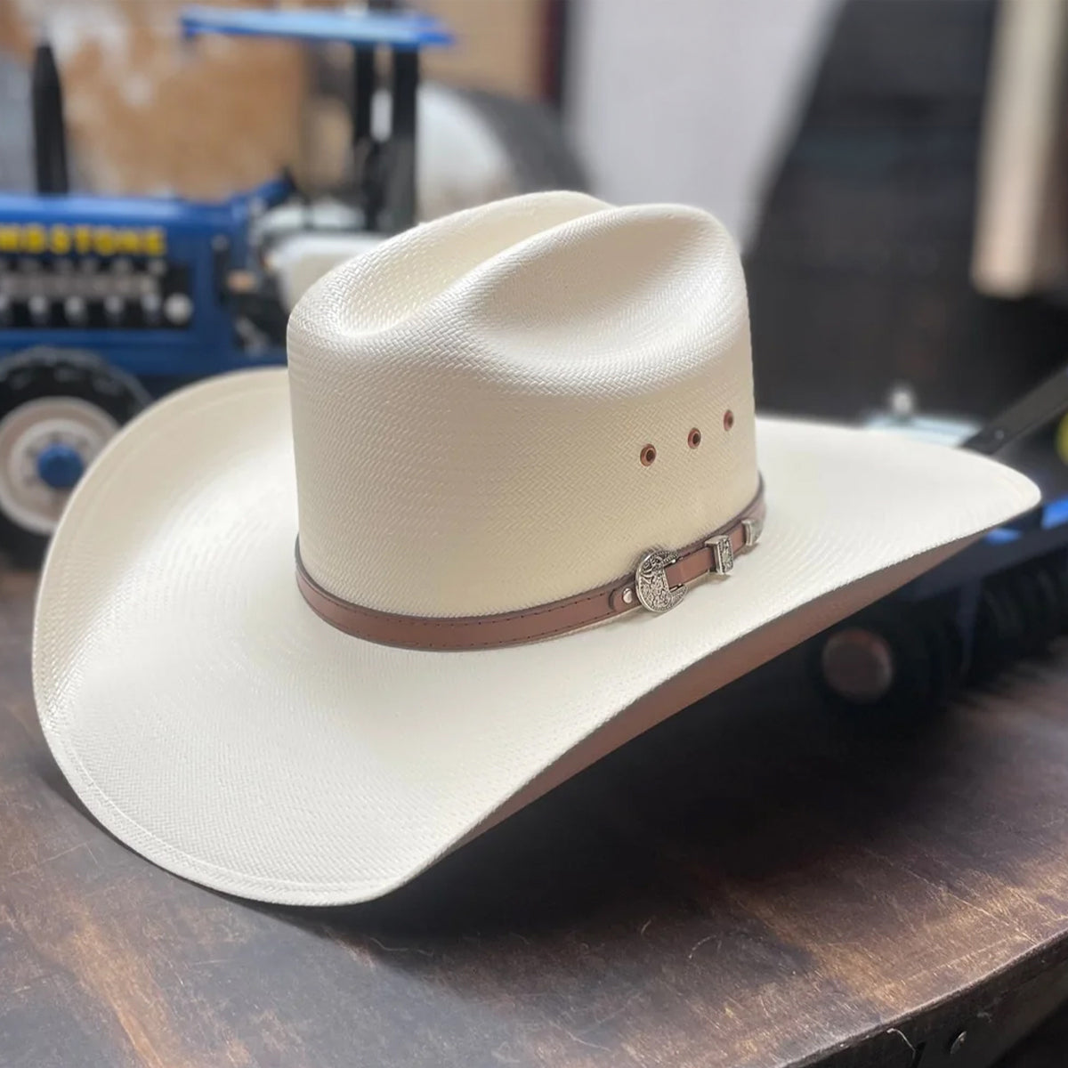 Tombstone Roper Straw Cowboy Hats | Cattleman Crease
