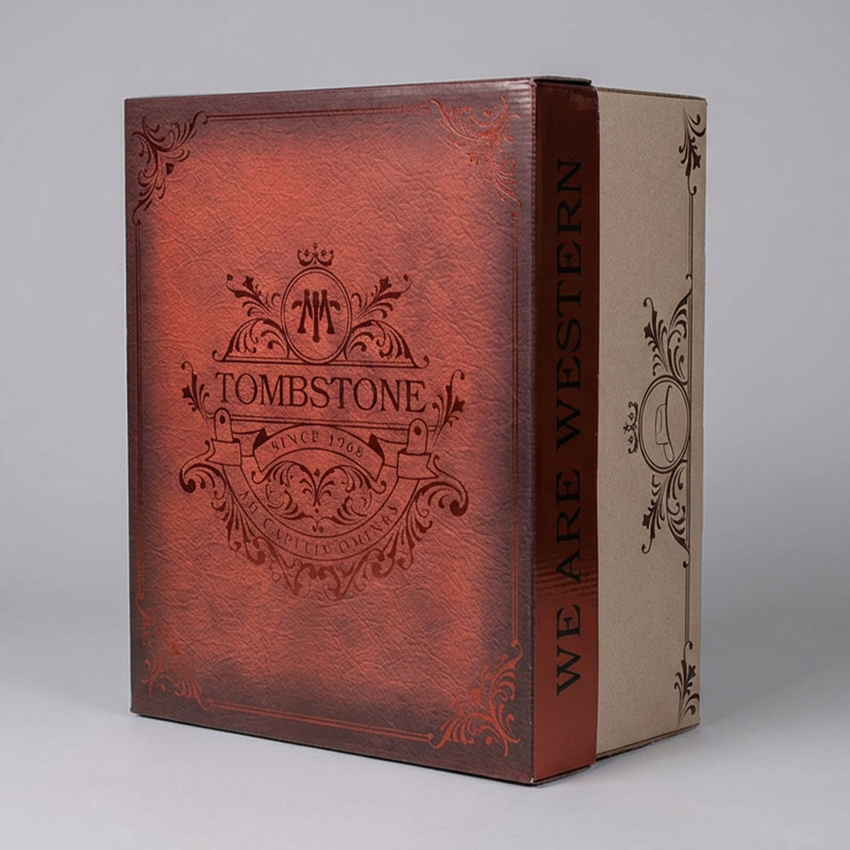 Tombstone Hat Box