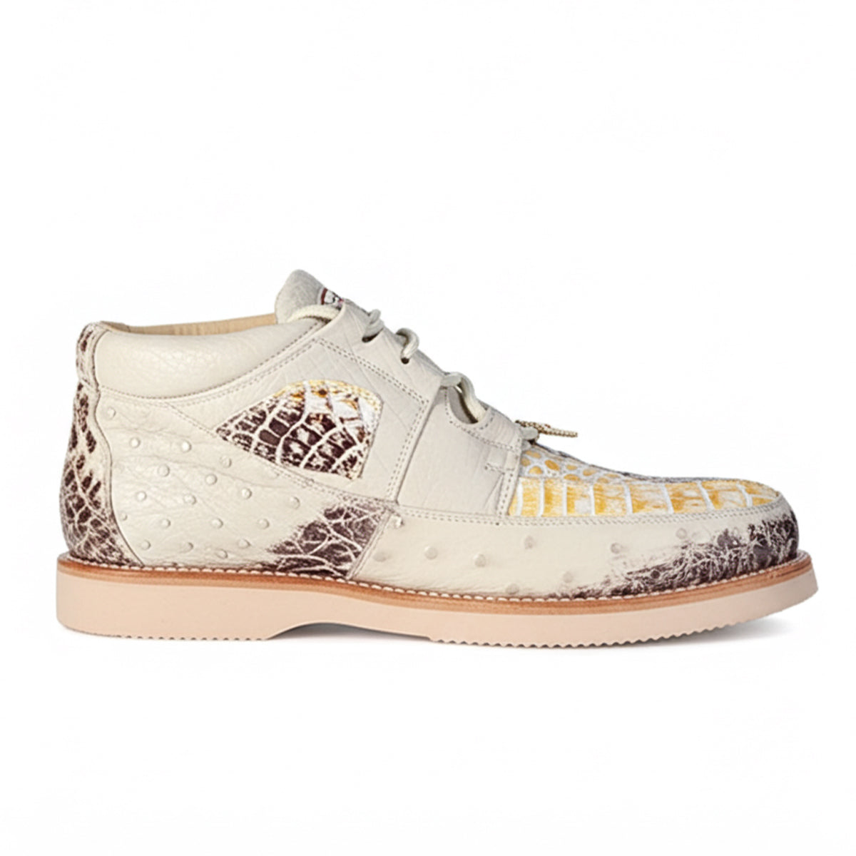 Los Altos Zapatos Casuales de Caiman y Avestruz