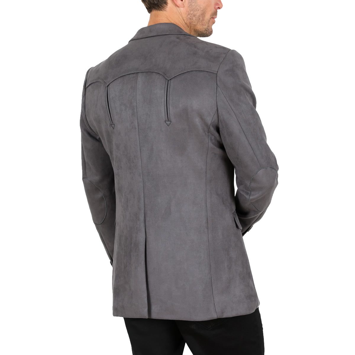 Back view of western sports jacket