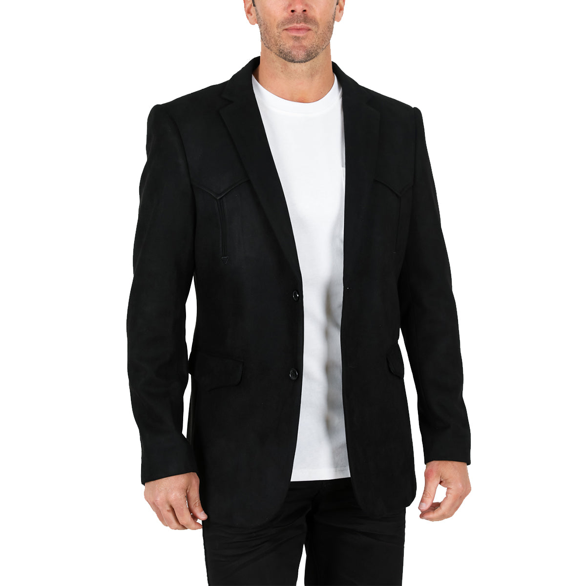 Men's Black Western Sport Coat Men's Black Western Sport Coat