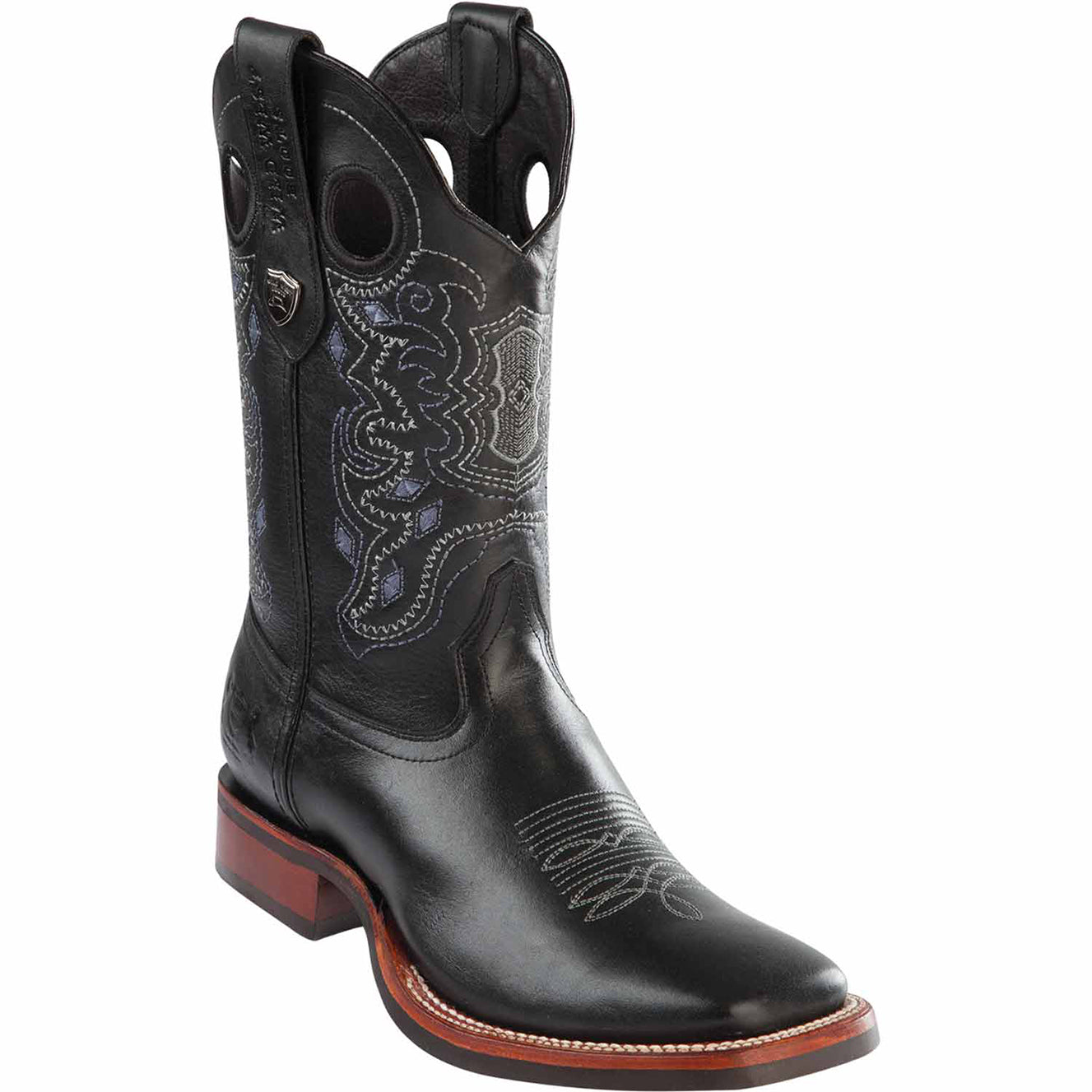 Black Square Toe Cowboy Boot