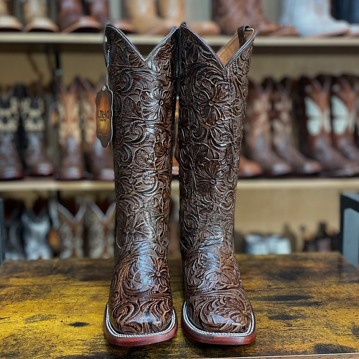 Botas Lirac Cinceladas Cafe