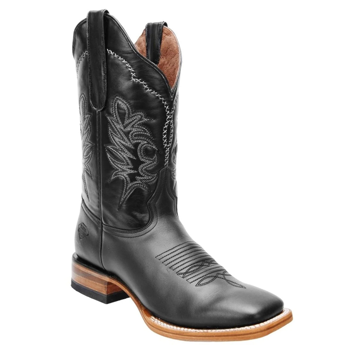 Napa Black Square Toe Cowboy Boot
