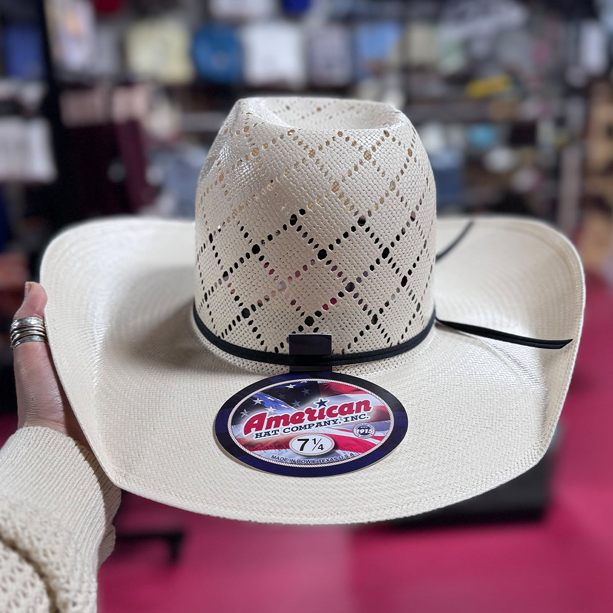 American Hat Company Diamond Pattern CHL Cowboy Hat