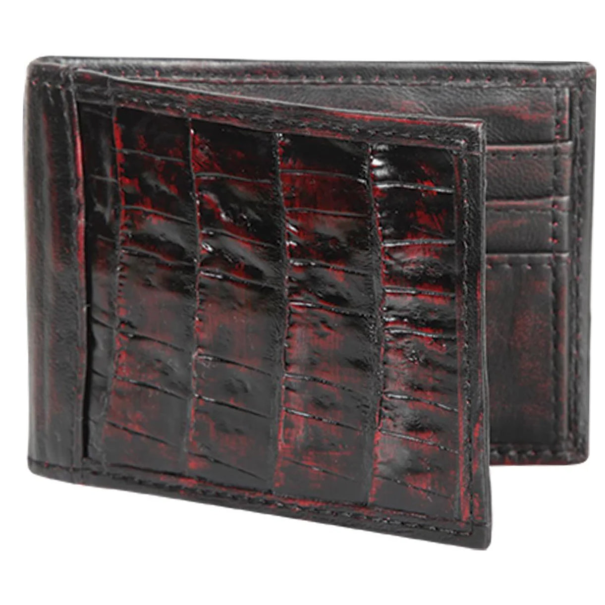 Black Cherry Crocodile Money Clip