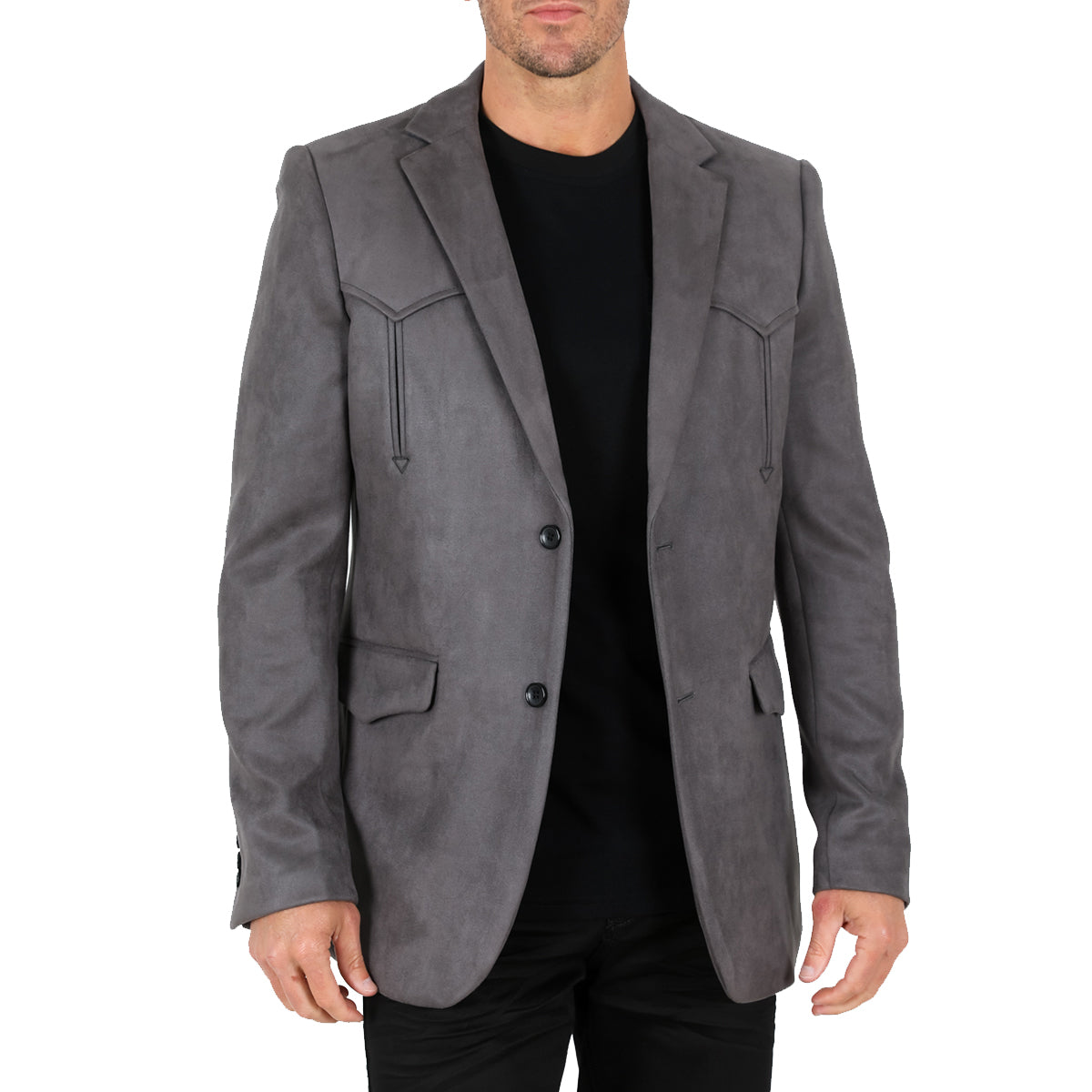 Grey western blazer