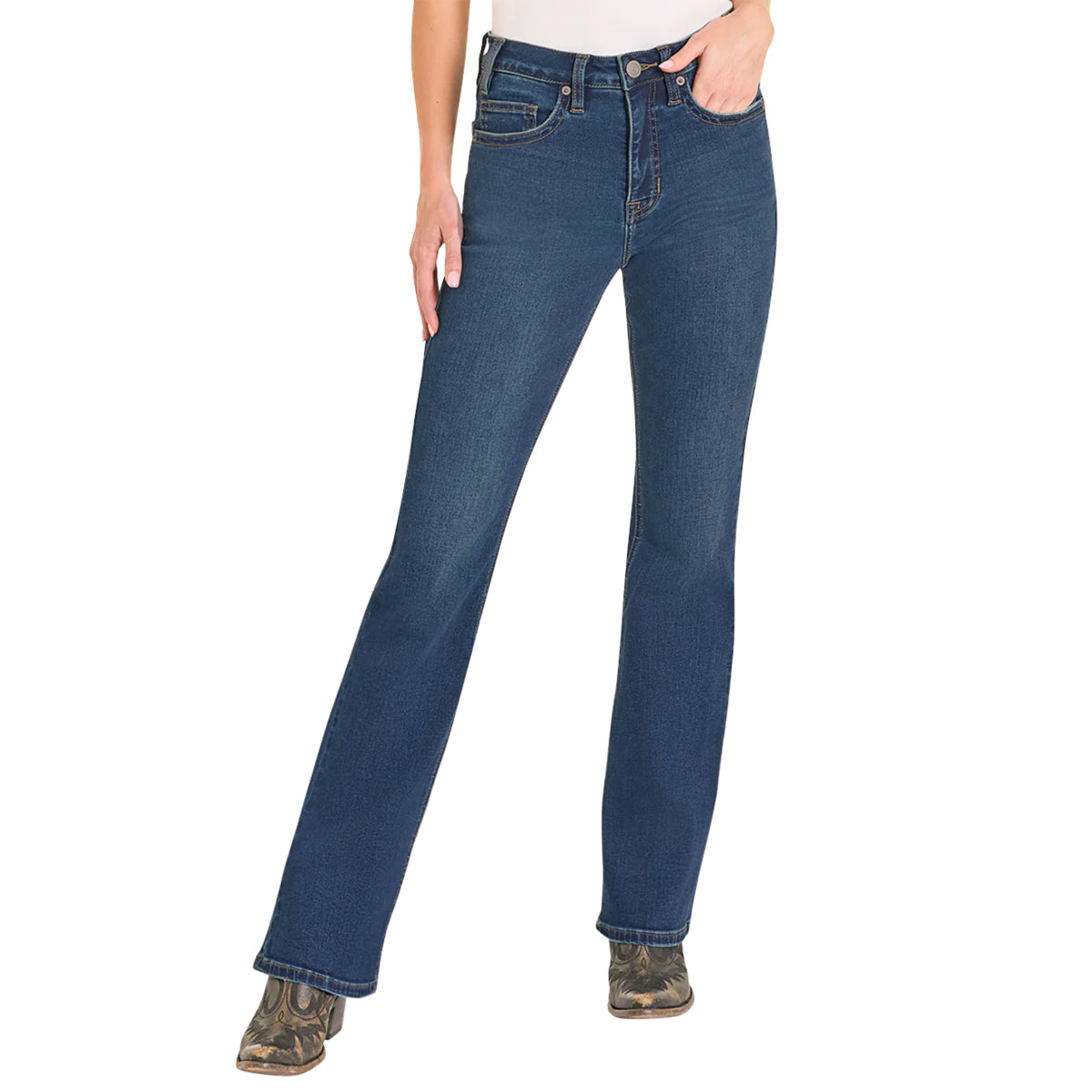 Women's High Rise Bootcut Jeans
