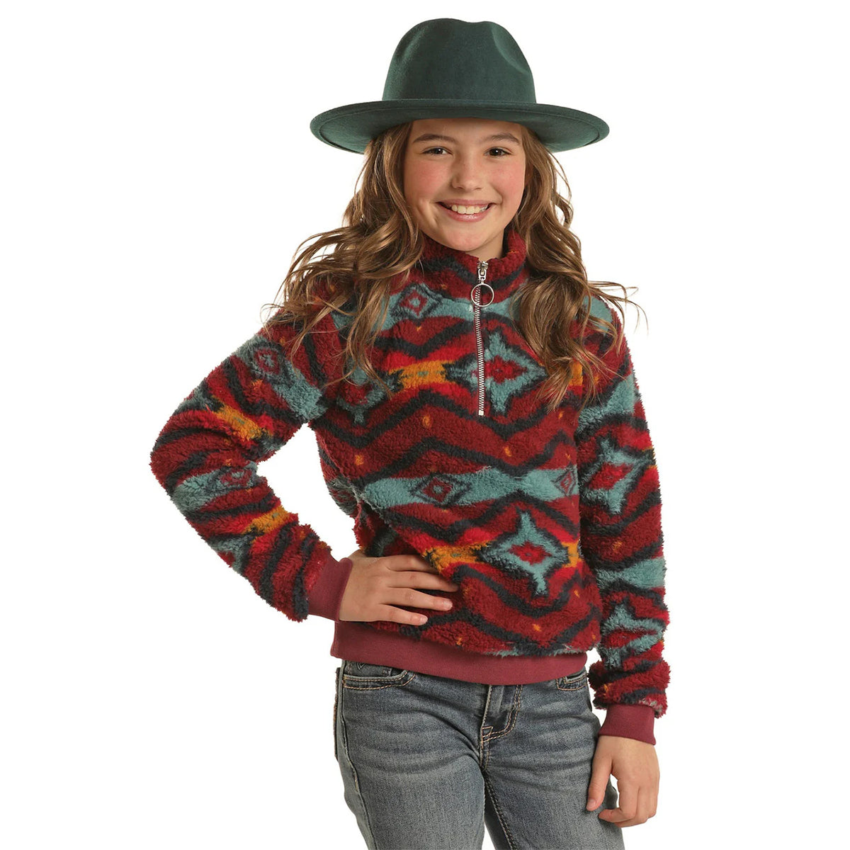 Kids Aztec Pullover