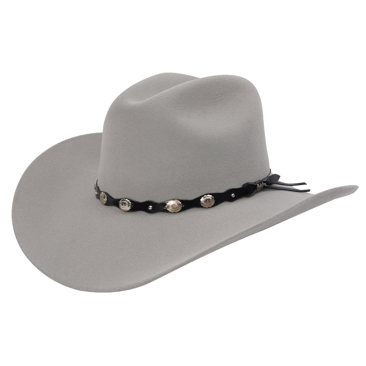 Tombstone Denver mist grey felt western hat.