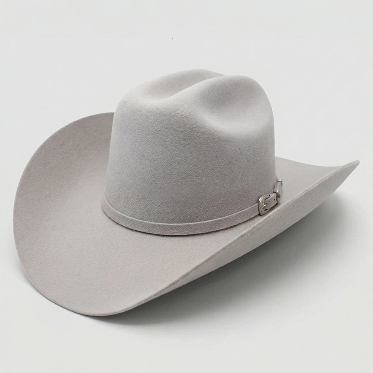 Cuernos Chuecos 6X Milano Mist Grey Felt Western Hat
