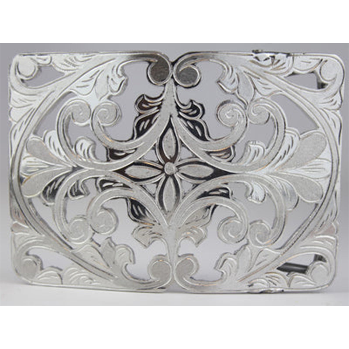 Mexican Belt Buckle Flowered