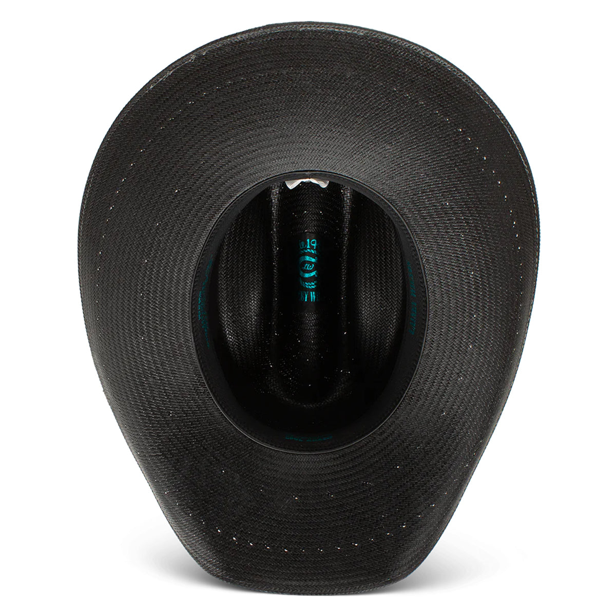 Inside view of Black Cowgirl Hat