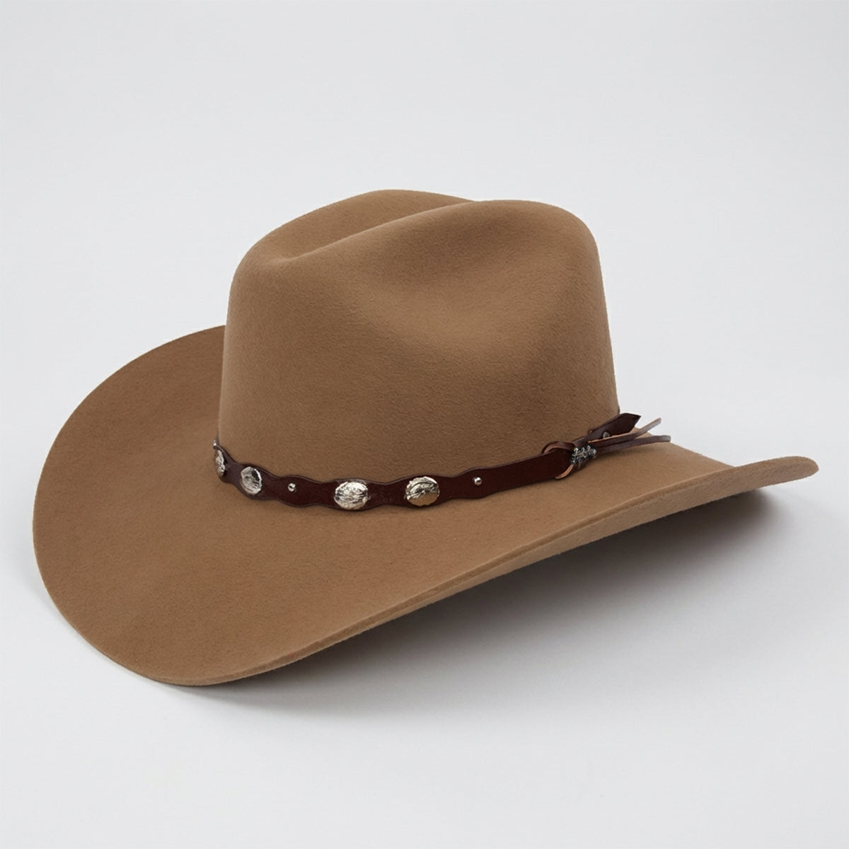 Tombstone Denver Nutria Brown Felt Cowboy Hat display picture 3