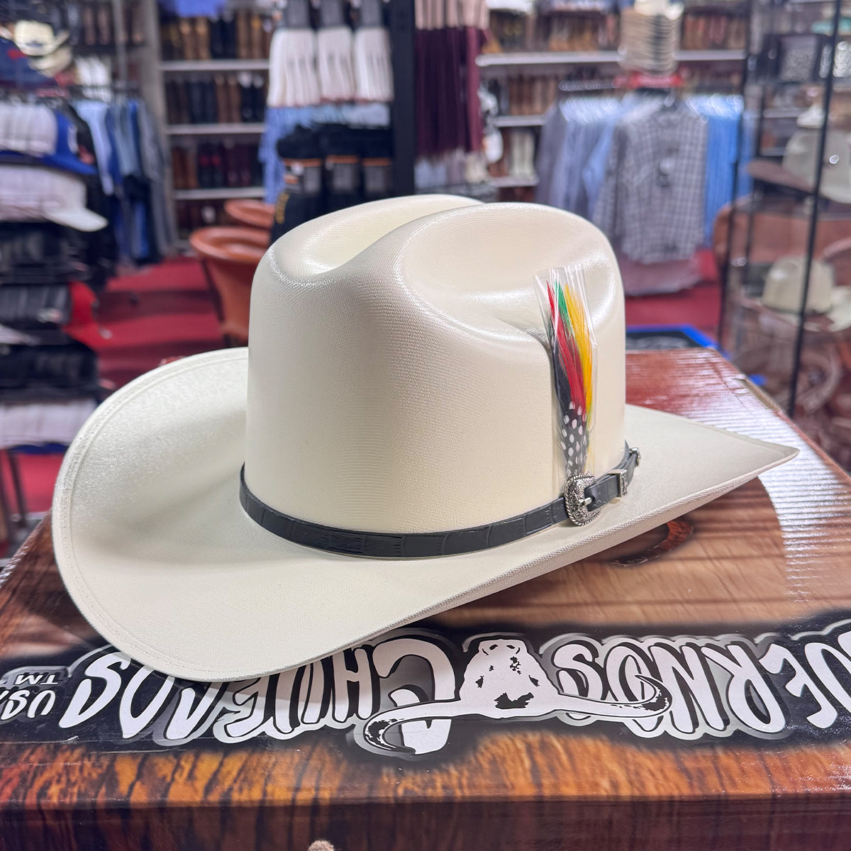 Video of Cuernos Chuecos 5000x Sinaloa Cowboy Hat