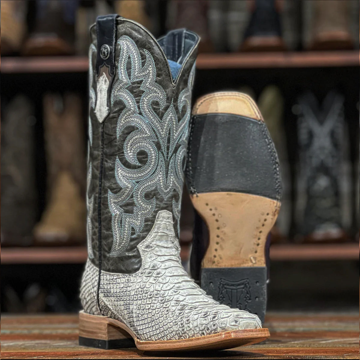 women's python western boots - Tanner Mark Boots