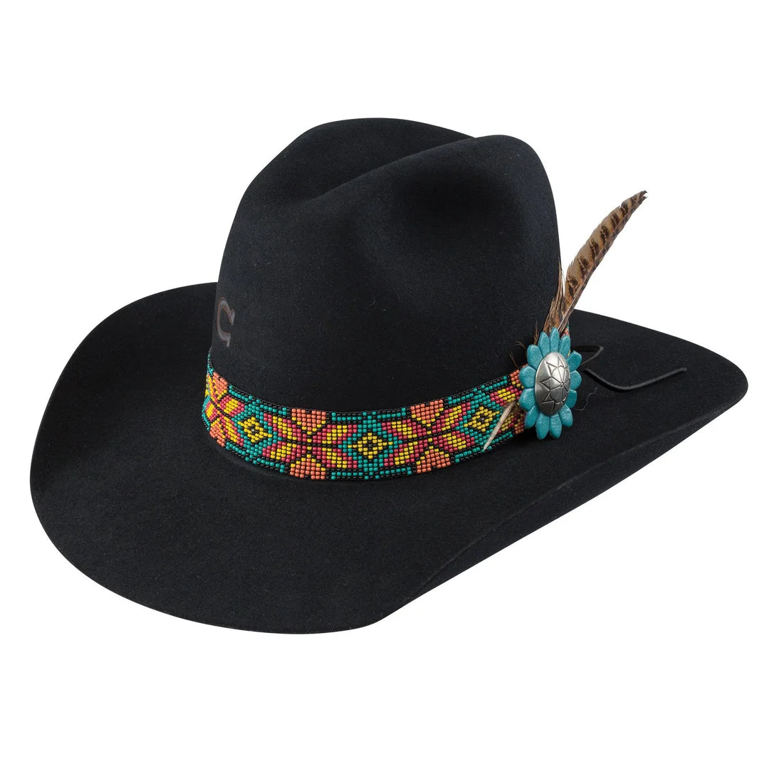 Charlie 1 Horse Gold Digger Black Cowgirl Hat