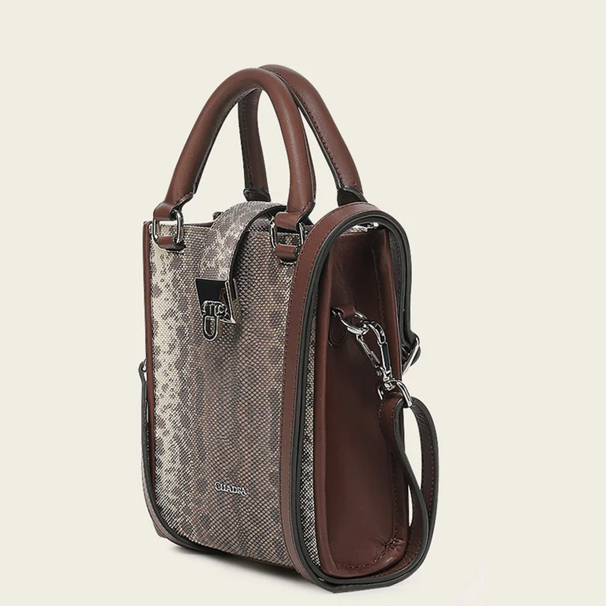 Snakskin Cuadra Handbag