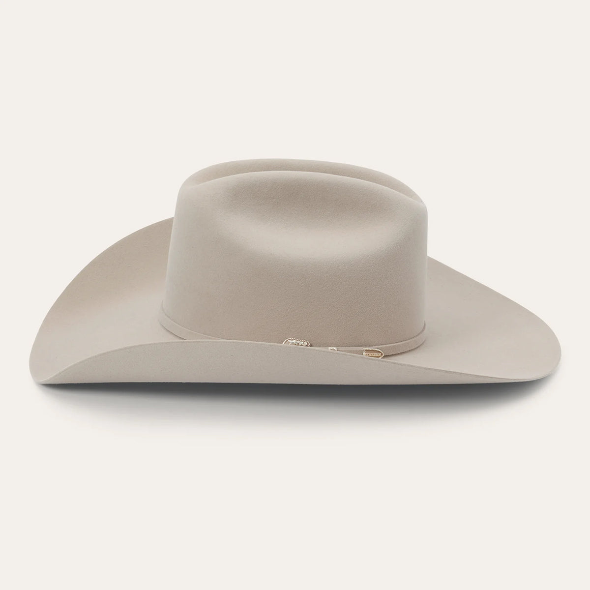 Stetson 6x Skyline silverbelly felt cowboy hat on a white background.