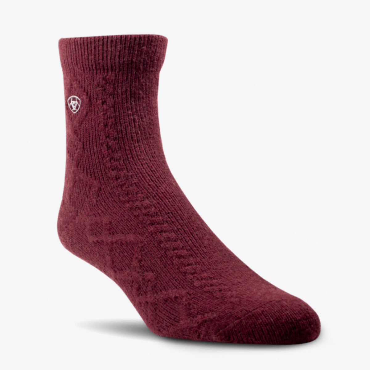 Brown Ariat women's sock