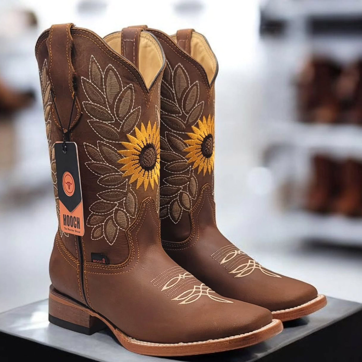 Hooch Sunflower Cowgirl Boots