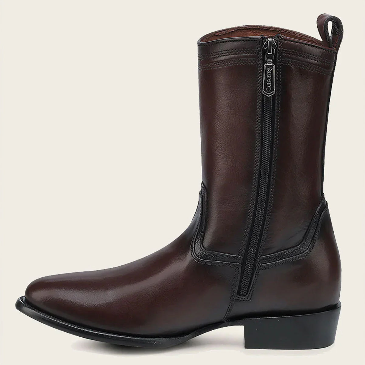 zipper view of Cuadra Mens Boots