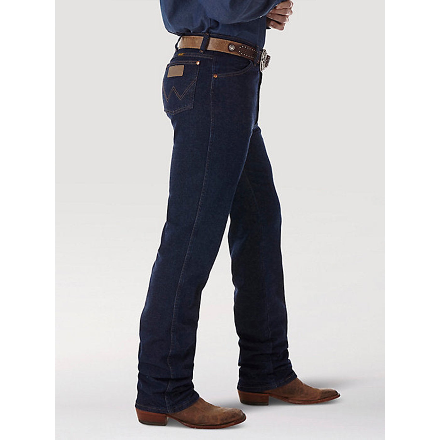 Cowboy Cut Stretch Slim Fit Jeans Navy