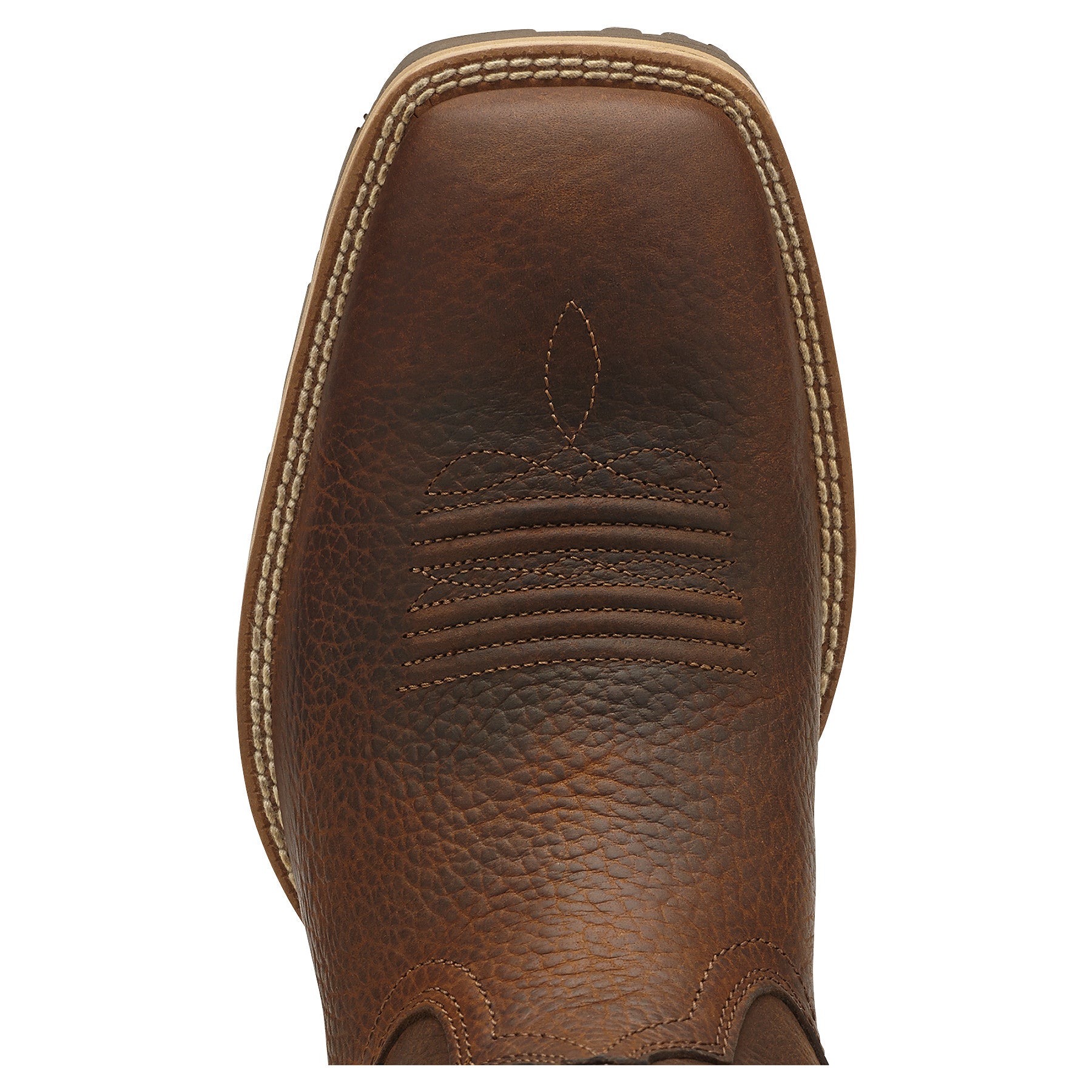 Ariat Men's Hybrid Rancher Square Toe Boot Brown Oiled Rowdy - VaqueroBoots.com - 4