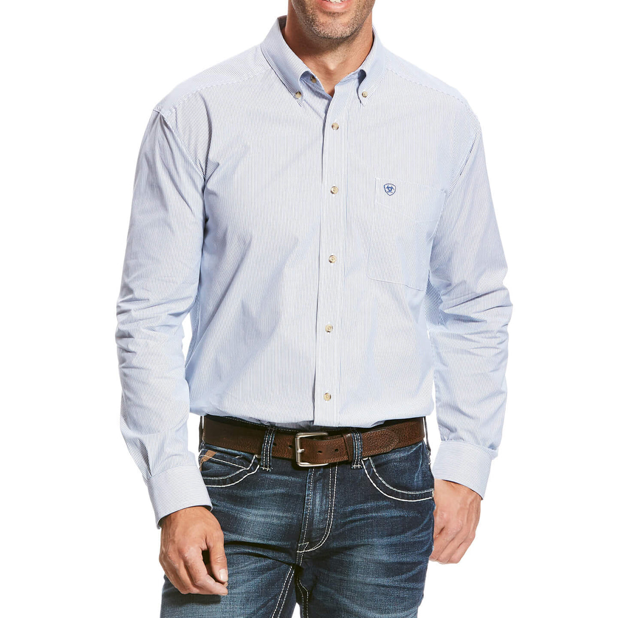 Ariat Blue Long Sleeve Shirt - True Blue