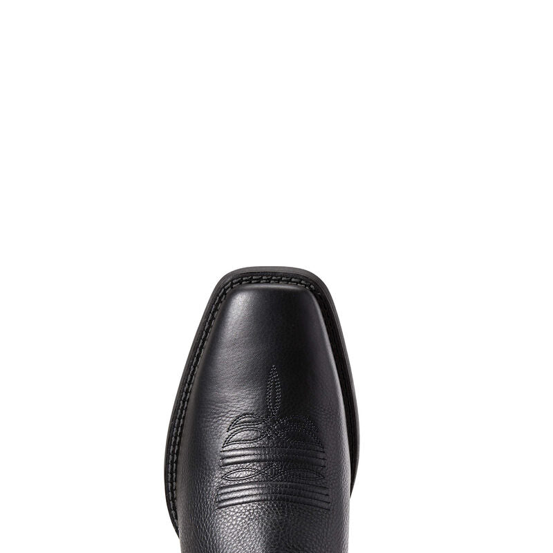 black square toe view