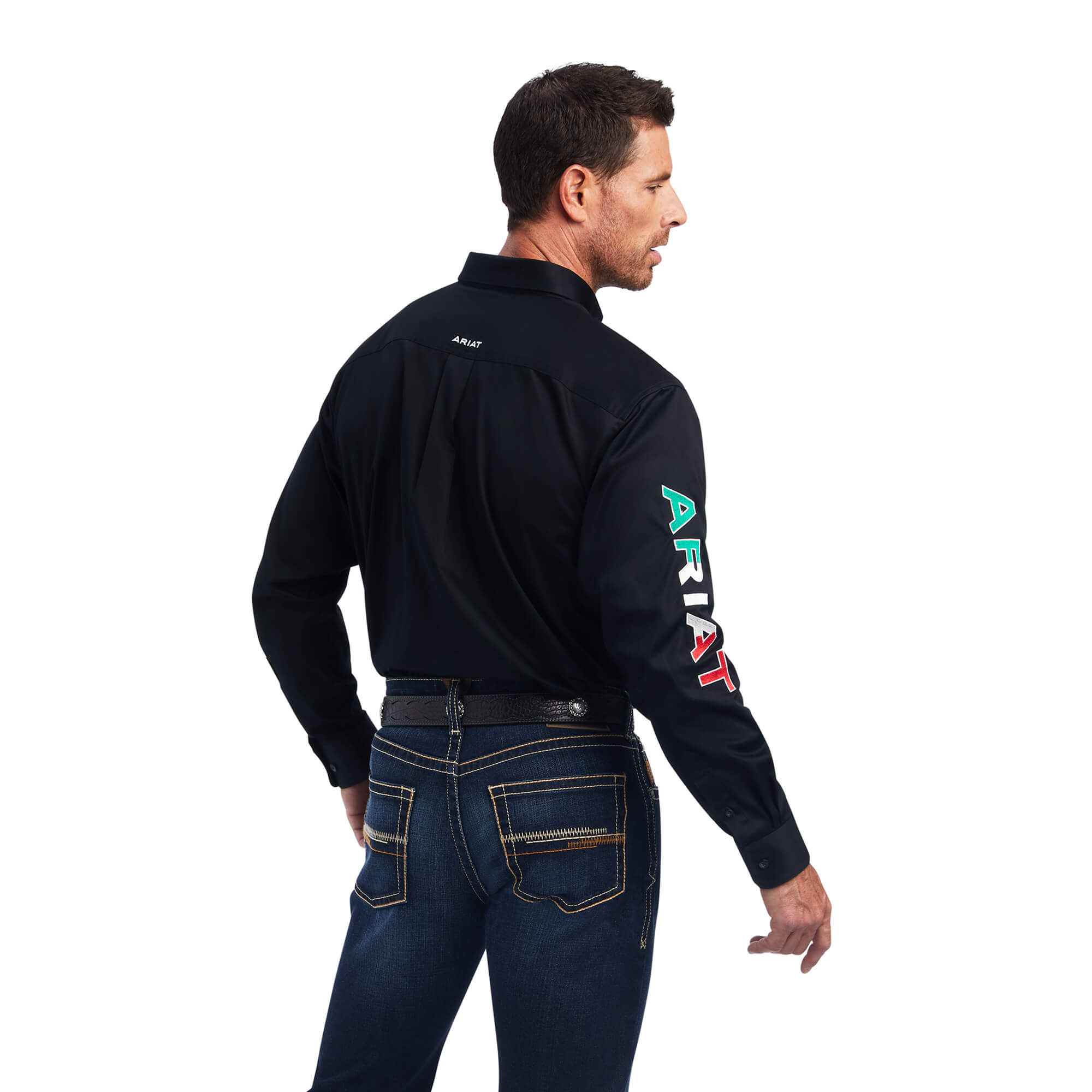 back of Ariat Mexico Long Sleeve Shirt