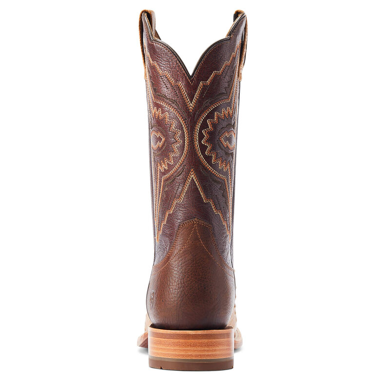 Back view of Ariat ostrich boots