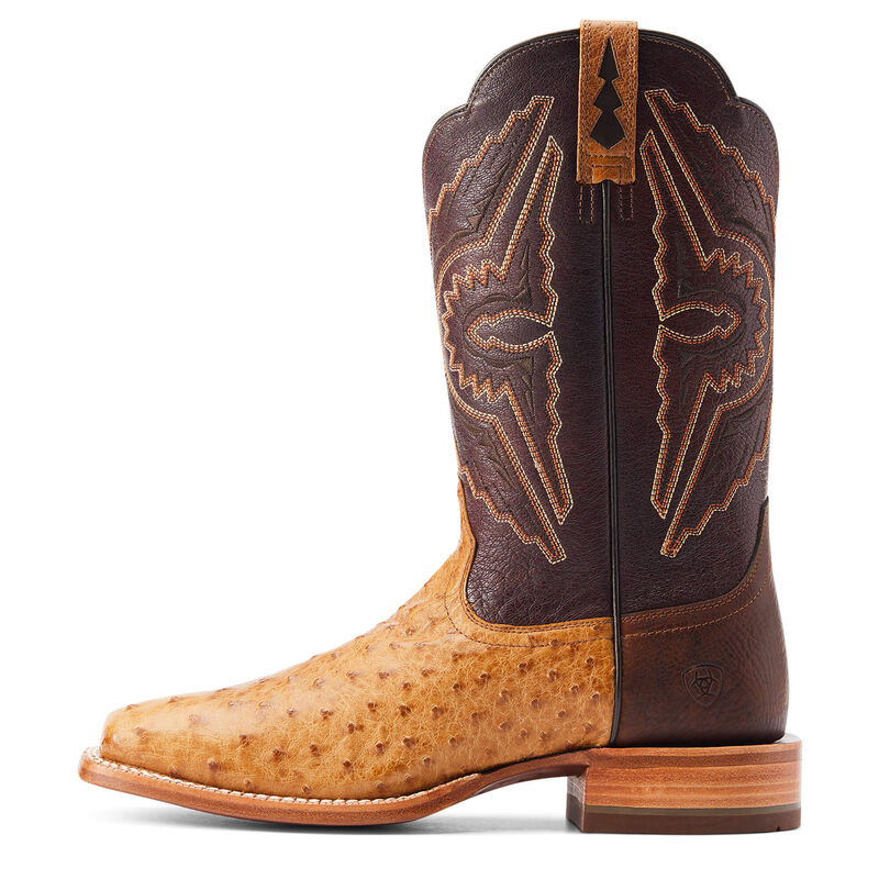 Mens Ariat ostrich boots