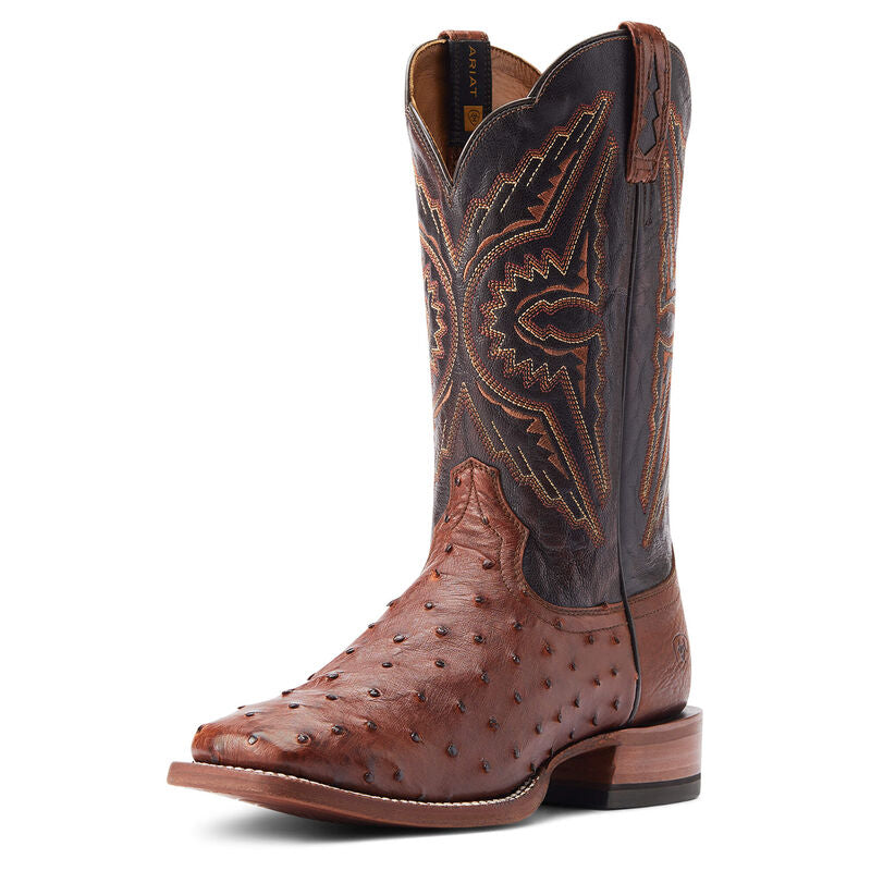 Ariat ostrich western boot