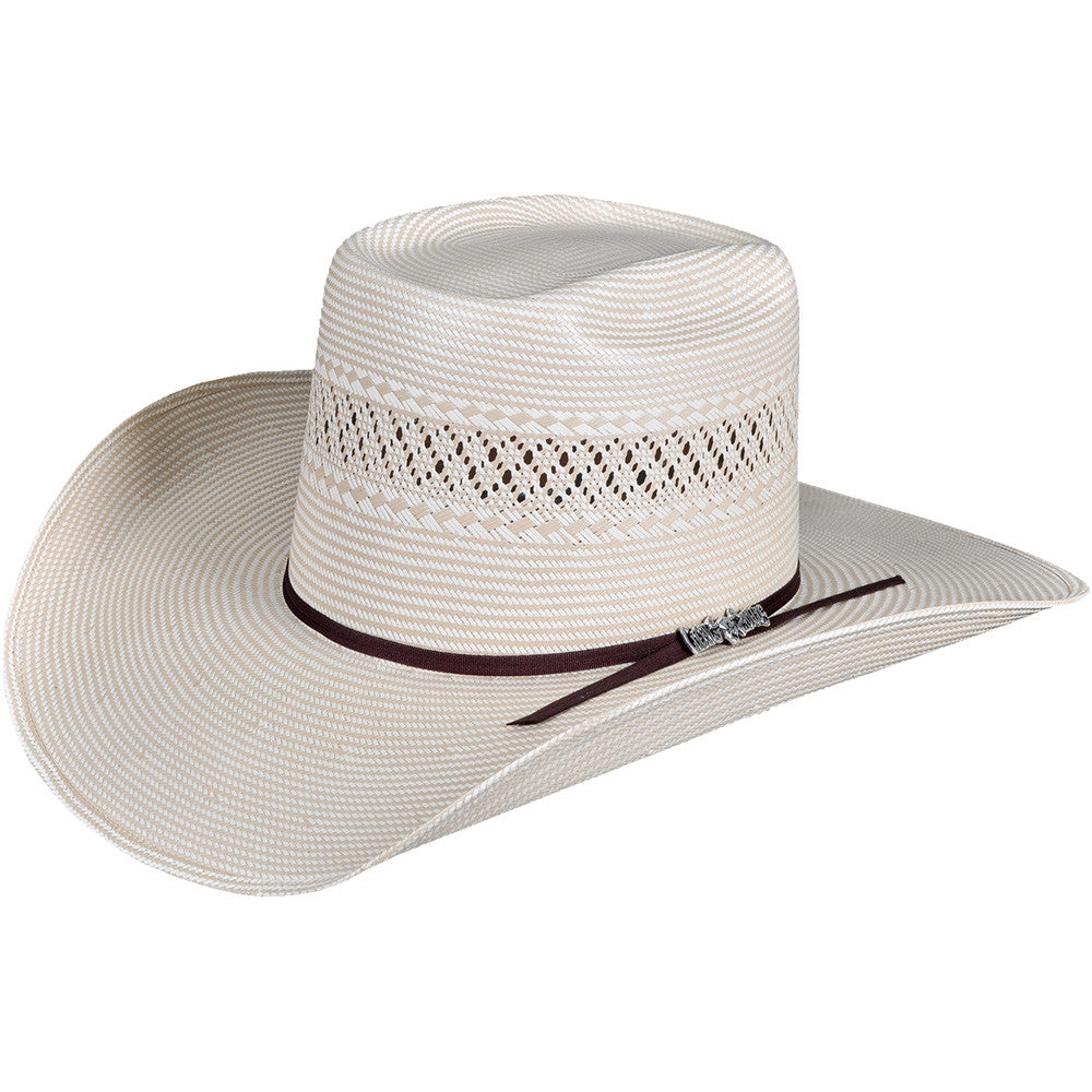 Two Tone Brick Crown Cowboy Hat | Cuernos Chuecos Hats display picture 2