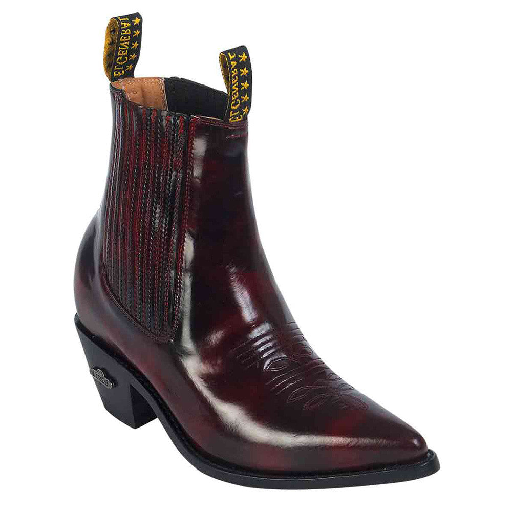 Men's Western Ankle Boot Pointed Toe