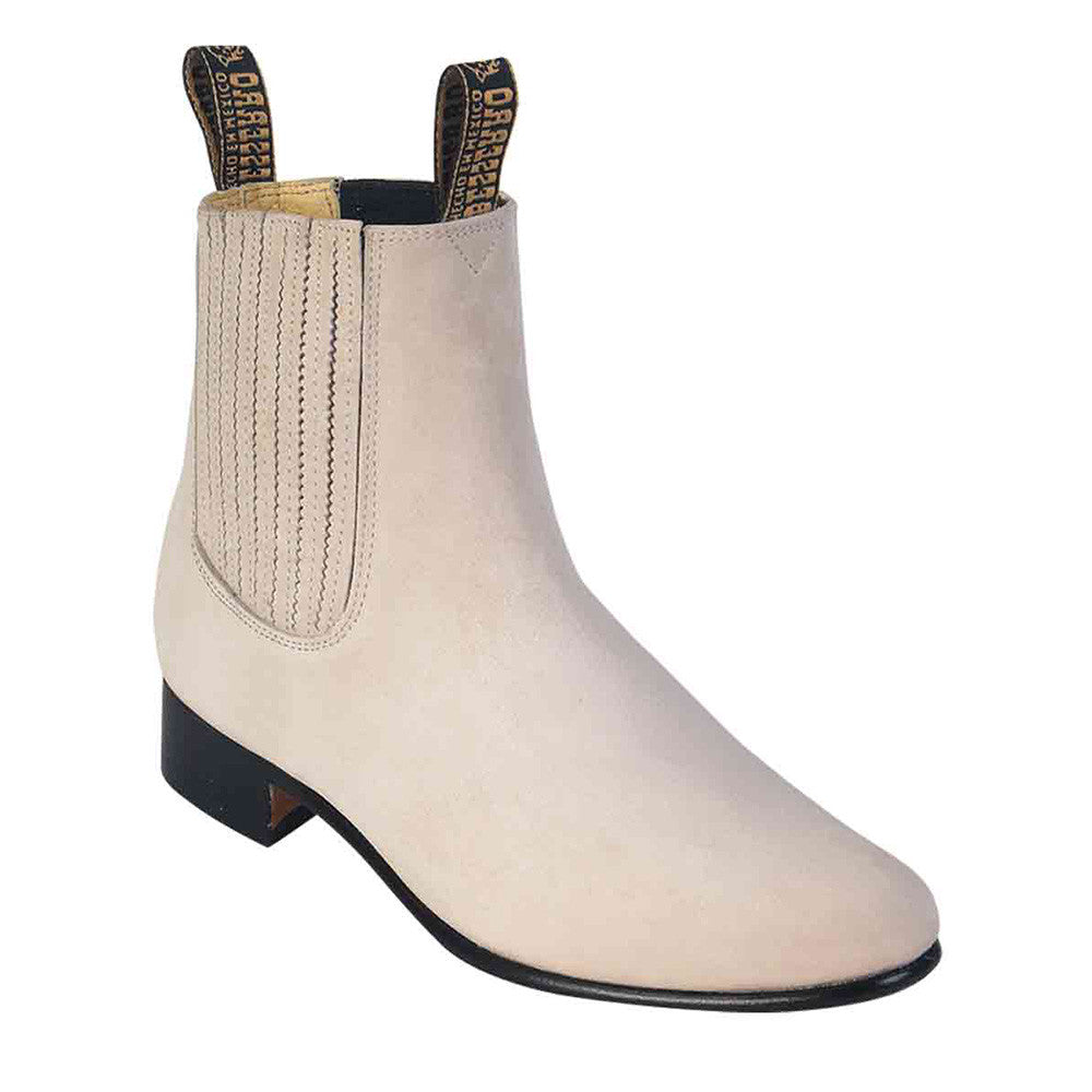 NIB El Besserro Leather Nobuck Nubuck Suede Leather Boots Booties 9 El Besserro- Botin Charro ( Nobuck Tabacco ) – El Potrerito main image 3