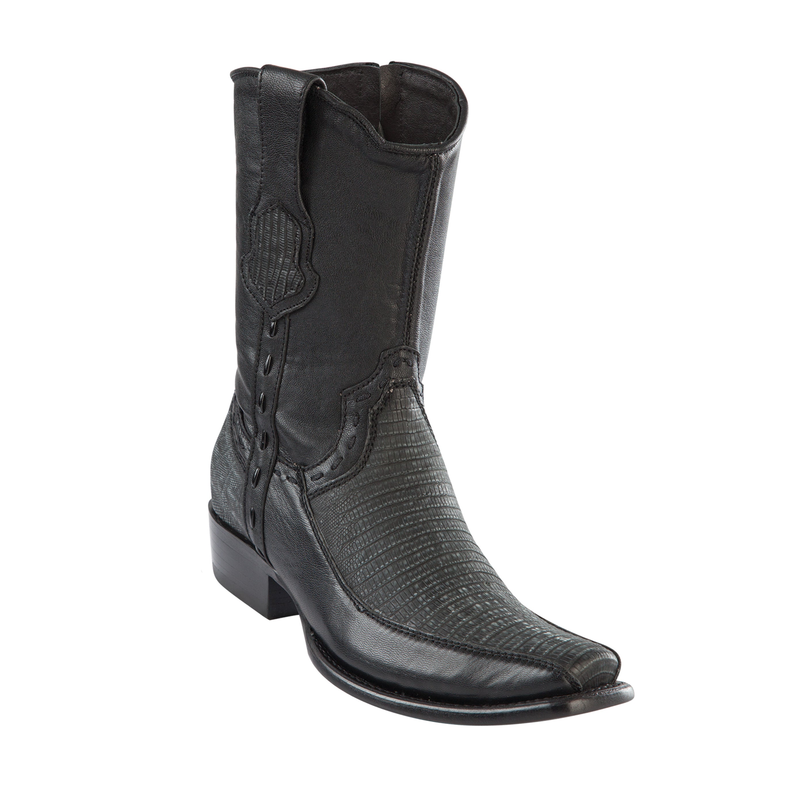 Black Lizard Skin Boot