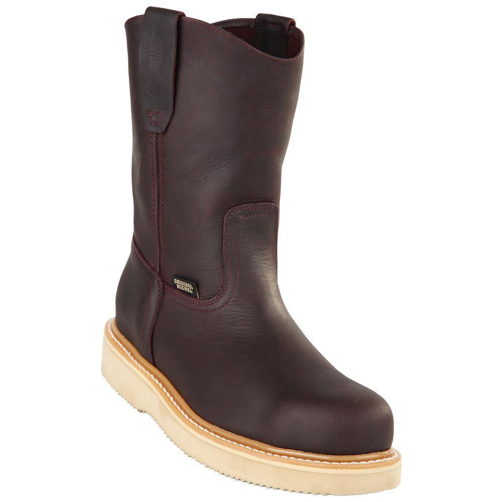 Leather Work Boots Steel Toe