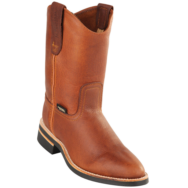 Orignal Michel Men's Roper Pull-On Work Boot Grisly Honey H52C