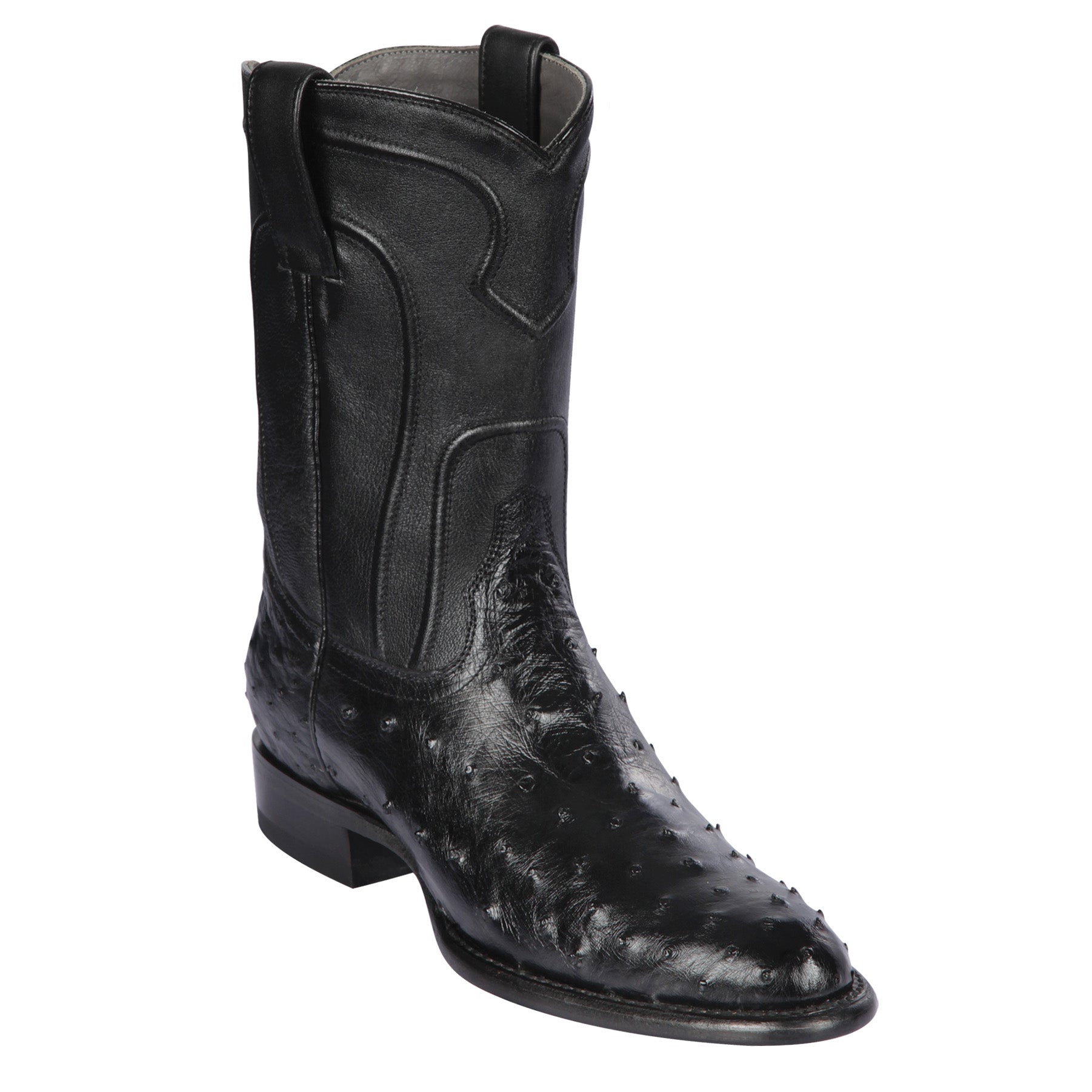 Los Altos Boots - Men's Ostrich Roper Boots